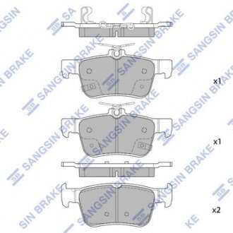 Кт. Гальмiвнi колодки Hi-Q (SANGSIN) SP4127