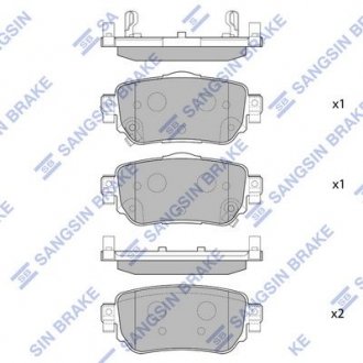 Тормозные колодки Hi-Q (SANGSIN) SP4140