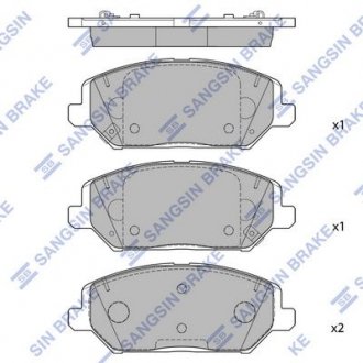 Тормозные колодки Hi-Q (SANGSIN) SP4242