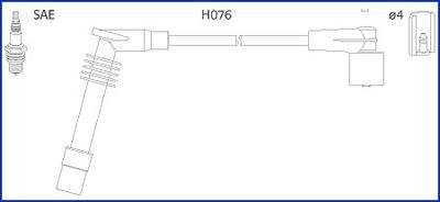 К-кт високовольтних проводів Omega B,Vectra B 2.0 94- HITACHI 134251