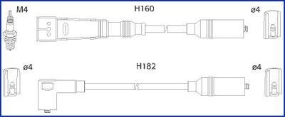 Комплект электропроводки HITACHI 134706