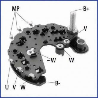 Міст діодний Audi A3,BMW E46,39,38,Opel Sintra,Renault Kangoo,Laguna,Seat,Skoda,Golf IV,LT28-46,Pol HITACHI 139723