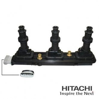 Котушка запалювання OPEL Vectra B 2,6 Omega B 2,6/3,2 (2,4,6цил) HITACHI 2503856