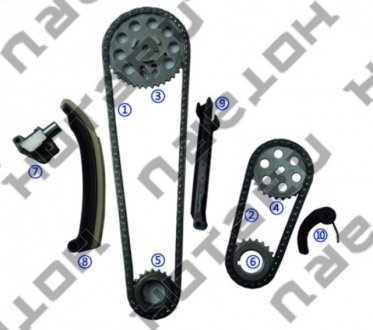 Набір ГРМ (SMART Engine 0.6cc) HOTARU HTK-SM01-1