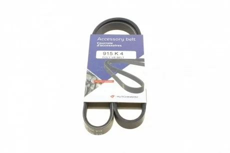Ремень поликлиновой 4PK915 HUTCHINSON 915 K 4