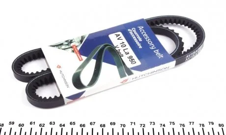 Фото ремінь (клиновий) HUTCHINSON AV 10 La 950 Ремінь (клиновий) HUTCHINSON AV 10 La 950