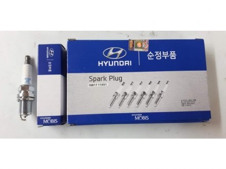 Свічка запалювання Sonata (01-06) 2.7i / Sorento (02-06) 3.5i PLATINUM Mobis Hyundai/Kia/Mobis 18817-11051