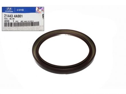 Сальник колінвалу Hyundai/Kia/Mobis 214434A001