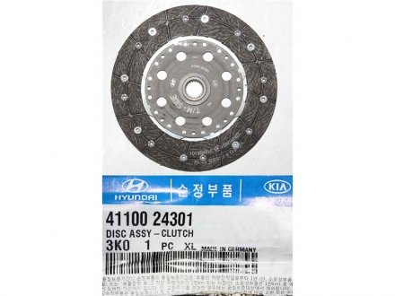 Диск сцепления Hyundai/Kia/Mobis 4110024301