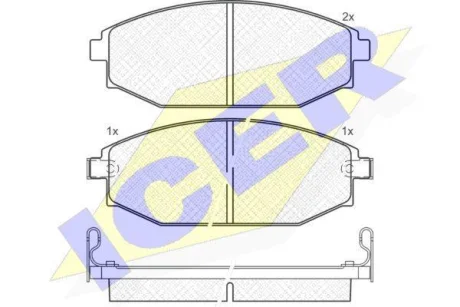 Автозапчасть ICER 141272