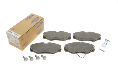 Гальмівні колодки, дискове гальмо (набір) ICER 141315203