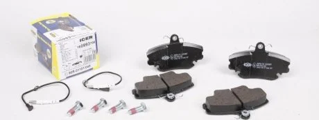 Фото комплект тормозных колодок (дисковых).) ICER 180993-700 Комплект тормозных колодок (дисковых).) ICER 180993-700