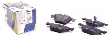 Фото комплект тормозных колодок (дисковых).) ICER 181159 Комплект тормозных колодок (дисковых).) ICER 181159