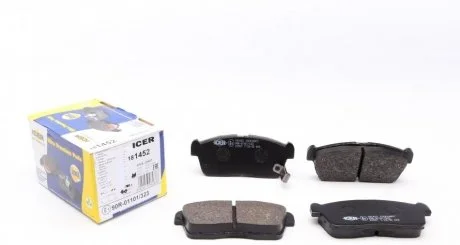 Фото комплект гальмівних колодок (дискових) ICER 181452 Комплект гальмівних колодок (дискових) ICER 181452