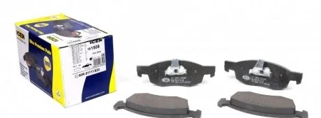 Фото комплект гальмівних колодок (дискових) ICER 181508 Комплект гальмівних колодок (дискових) ICER 181508