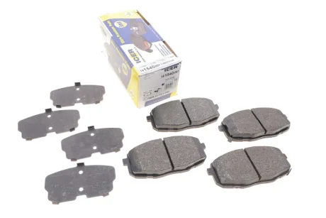 Комплект гальмівних колодок (дискових) ICER 181540-207