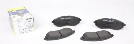 Фото комплект гальмівних колодок (дискових) ICER 181566 Комплект гальмівних колодок (дискових) ICER 181566