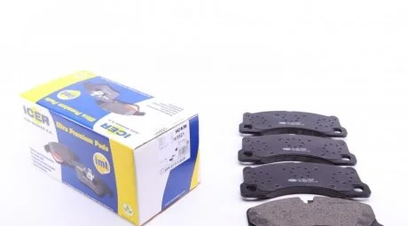 Фото комплект гальмівних колодок (дискових) ICER 181921 Комплект гальмівних колодок (дискових) ICER 181921