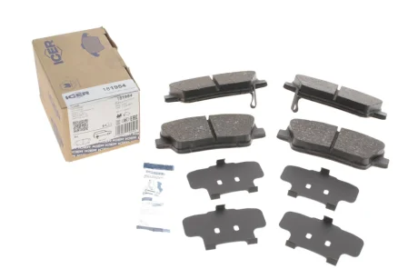 Комплект тормозных колодок (дисковых).) ICER 181954