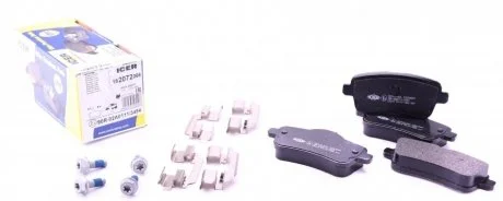 Фото комплект гальмівних колодок (дискових) ICER 182072-066 Комплект гальмівних колодок (дискових) ICER 182072-066