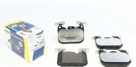 Фото комплект гальмівних колодок (дискових) ICER 182093 Комплект гальмівних колодок (дискових) ICER 182093