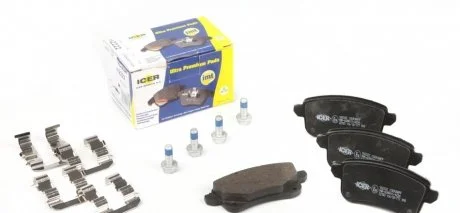 Фото колодки тормозные ICER 182222 Колодки тормозные ICER 182222