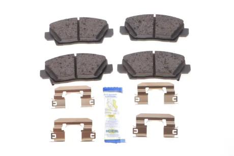 Комплект тормозных колодок (дисковых).) ICER 182375