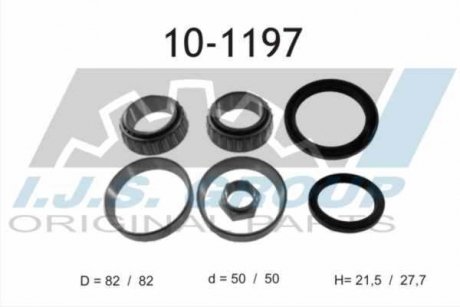 Підшипник ступиці колеса (набір) IJS IJS GROUP 101197