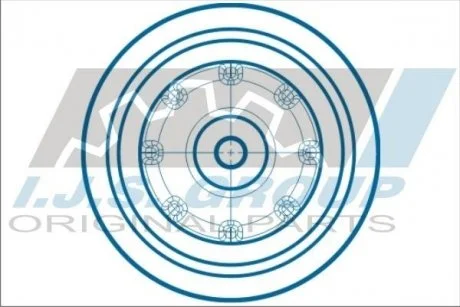 Шків колінчастого валу IJS GROUP 171140KIT