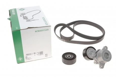 Фото комплект поліклинового ременя (із натягувачем) INA 529031010 Комплект поліклинового ременя (із натягувачем) INA 529031010