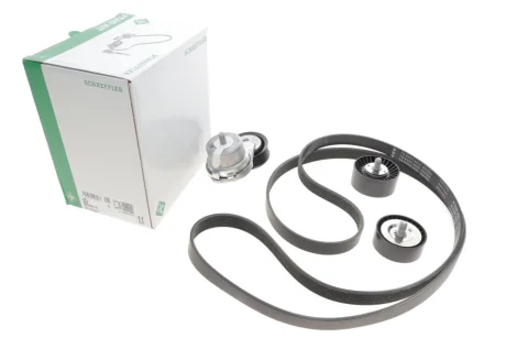 Комплект поликлинових ременів (з роликами) INA 529040210