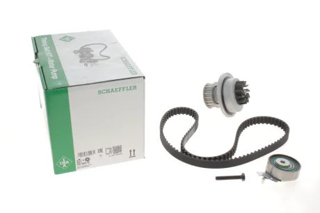 Комплект ГРМ, пас+ролик+помпа INA 530000432