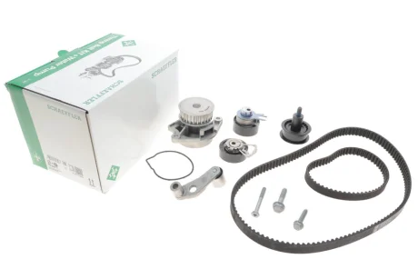 Набір ГРМ, пас+ролик+помпа INA 530008931