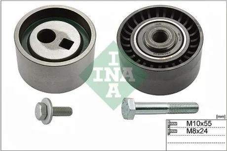 Фото ремкомплект для роликів, без ремня ГРМ INA 530009509 Ремкомплект для роликів, без ремня ГРМ INA 530009509