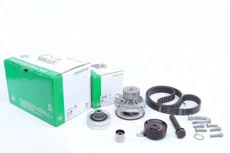 Фото комплект ременя ГРМ з помпою води INA 530 0482 30 Комплект ременя ГРМ з помпою води INA 530 0482 30