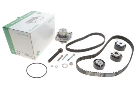 Комплект ремня ГРМ + помпа INA 530048430