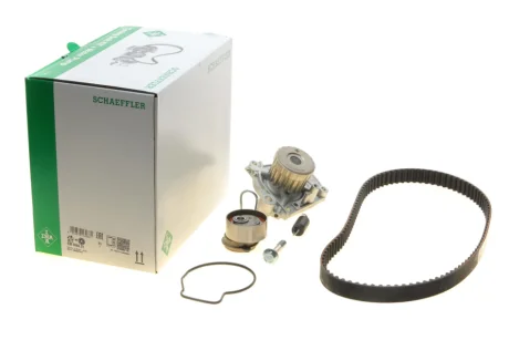 Комплект ГРМ (ремінь + ролик + водяний насос) INA 530050531