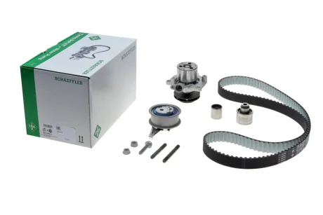 Комплект ременя ГРМ з помпою води INA 530069931