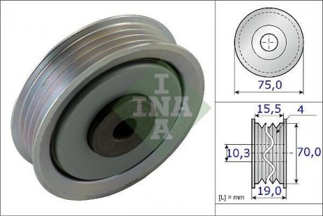 Натяжний ролик INA 531084510