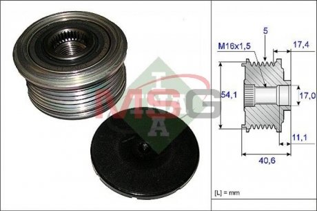 Ролик alternatora INA 535008910