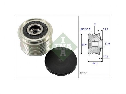 Шкив генератора INA 535016710