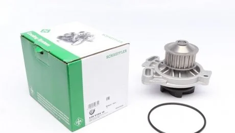 Насос охолоджуючої рідини, з ущільненням VOLVO 240, 740, 760, 780, 940, 960, AUDI 100 C2, 100 C3, 100 C4, VW LT 28-35 I, LT 40-55 I 2.0D/2.4D/2.5D 08.78-06.96 INA 538 0104 10