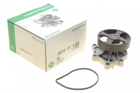 Насос охолоджуючої рідини, з ущільненням MINI (R56), (R57), (R58), (R59), CLUBMAN (R55), CLUBVAN (R55), COUNTRYMAN (R60), PACEMAN (R61), TOYOTA AURIS, AVENSIS, RAV 4 IV 1.6D/2.0D 05.09-12.18 INA 538 0194 10