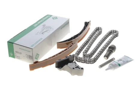 Комплект цепи ГРМ MB E-class (W124) 93-95 (цепь, башмак, натяжитель) INA 559 1846 20