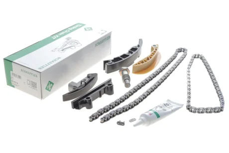 Комплект цепи ГРМ VW T5 3.2 03-09 (z=98/70) (симплекс) INA 559185320