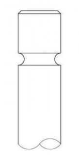 Клапан EX Fiat 2,4/2,5D/TD mot.8140/8144 83- INTERVALVES 1283036