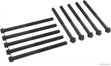 Набір болтів ГБЦ LEXUS IS II, TOYOTA AURIS, AVENSIS, COROLLA, COROLLA VERSO, RAV 4 III, RAV 4 IV, VERSO 1.4/2.0D/2.2D 07.05-09.19 HERTH+BUSS JAKOPARTS J1282002