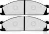 Гальмівні колодки, дискове гальмо (набір) HERTH+BUSS JAKOPARTS J3601037 (фото 2)