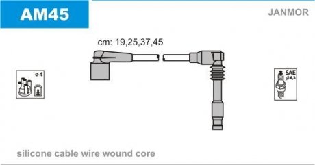Проволока зажигания, набор Janmor AM45