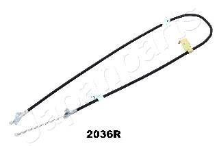 Трос ручного тормоза RECZ. TOYOTA T. YARIS VERSO 1.3/1.4 D-4D/1.5 99-05 PR JAPANPARTS BC2036R